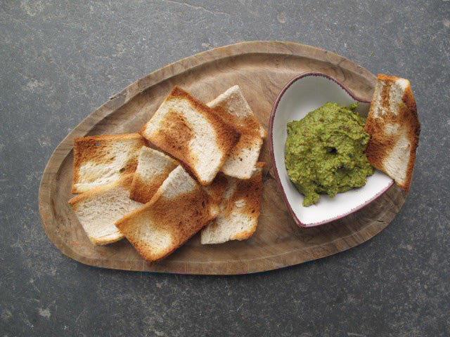 Broad Bean, Pistachio and Basil Hummus